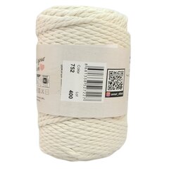 YarnArt Macrame Rope 3mm- 752- ecru цена и информация | Принадлежности для вязания | pigu.lt