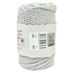 YarnArt Macrame Rope 3mm- 756- ash цена и информация | Принадлежности для вязания | pigu.lt