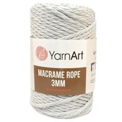 YarnArt Macrame Rope 3mm- 756- ash цена и информация | Принадлежности для вязания | pigu.lt