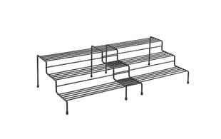 Полка для специй Metaltex, 28x23x13 см, черный цена и информация | Полки | pigu.lt