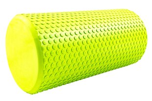 Masažinis jogos volas SANRO Foam roll 30*15cm Salotinis kaina ir informacija | Jogos prekės | pigu.lt