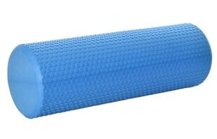 Masažinis jogos volas SANRO Foam roll 45*15cm Mėlynas kaina ir informacija | Jogos prekės | pigu.lt