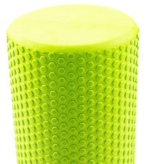 Masažinis jogos volas SANRO Foam roll 60*15cm Salotinis kaina ir informacija | Jogos prekės | pigu.lt