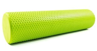 Masažinis jogos volas SANRO Foam roll 60*15cm Salotinis kaina ir informacija | Jogos prekės | pigu.lt