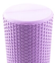 Masažinis jogos volas SANRO Foam roll 60*15cm Šviesiai violetinis kaina ir informacija | Jogos prekės | pigu.lt