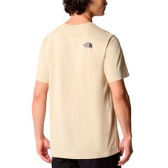 M s/s simple dome tee the north face nf0a87ng3x4 vīriešiem smelio spalvos men's beige NF0A87NG3X4 цена и информация | Мужские футболки | pigu.lt