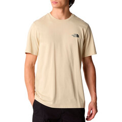 M s/s simple dome tee the north face nf0a87ng3x4 vīriešiem smelio spalvos men's beige NF0A87NG3X4 цена и информация | Мужские футболки | pigu.lt