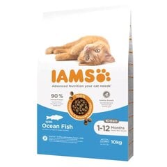 IAMS for Vitality jauniems kačiukams su vandenyno žuvimi, 10 kg kaina ir informacija | Sausas maistas katėms | pigu.lt