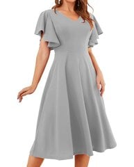 Suknelė moterims Bridesmay, pilka kaina ir informacija | Suknelės | pigu.lt