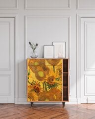 Indauja BS6 Sunflowers By Vincent Van Gogh L 94 cm, riešutas kaina ir informacija | Komodos | pigu.lt