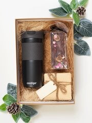 "Contigo Byron" 470 ml termo puodelių rinkinys - nerūdijantis plienas + matinės juodos spalvos цена и информация | Термосы, термокружки | pigu.lt