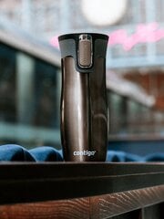 "Contigo West Loop 2.0" 470 ml termo puodelių rinkinys - latte + matinė juoda цена и информация | Термосы, термокружки | pigu.lt