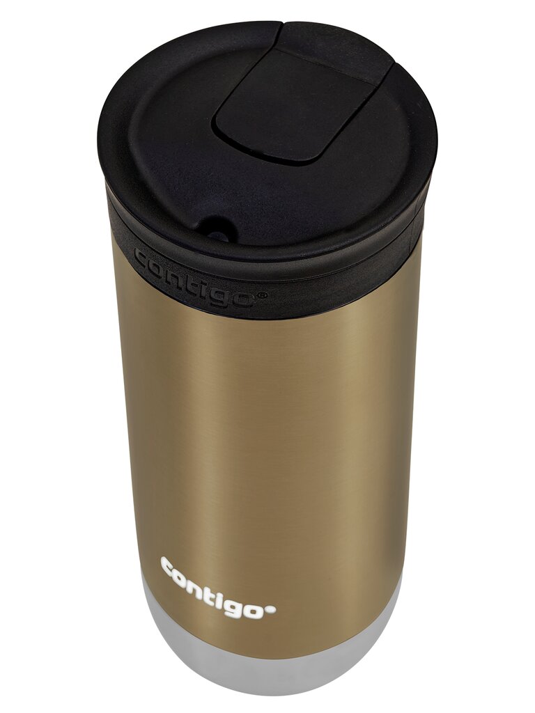 "Contigo Huron 2.0" 470 ml terminis kavos puodelis - Auksinis kaina ir informacija | Termosai, termopuodeliai | pigu.lt