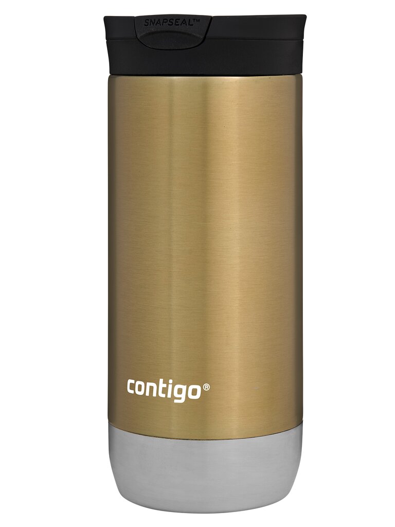 "Contigo Huron 2.0" 470 ml terminis kavos puodelis - Auksinis kaina ir informacija | Termosai, termopuodeliai | pigu.lt