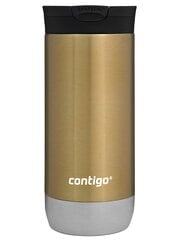 "Contigo Huron 2.0" 470 ml terminis kavos puodelis - Auksinis цена и информация | Термосы, термокружки | pigu.lt