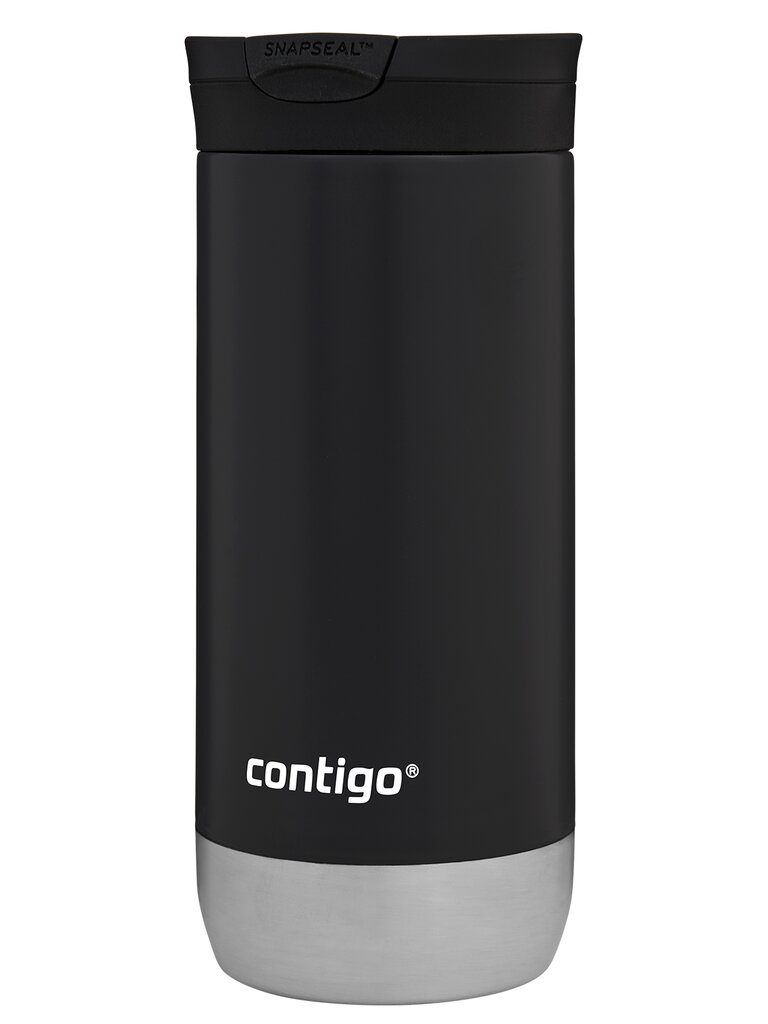 "Contigo Huron 2.0" 470 ml terminis kavos puodelis - Juodas kaina ir informacija | Termosai, termopuodeliai | pigu.lt