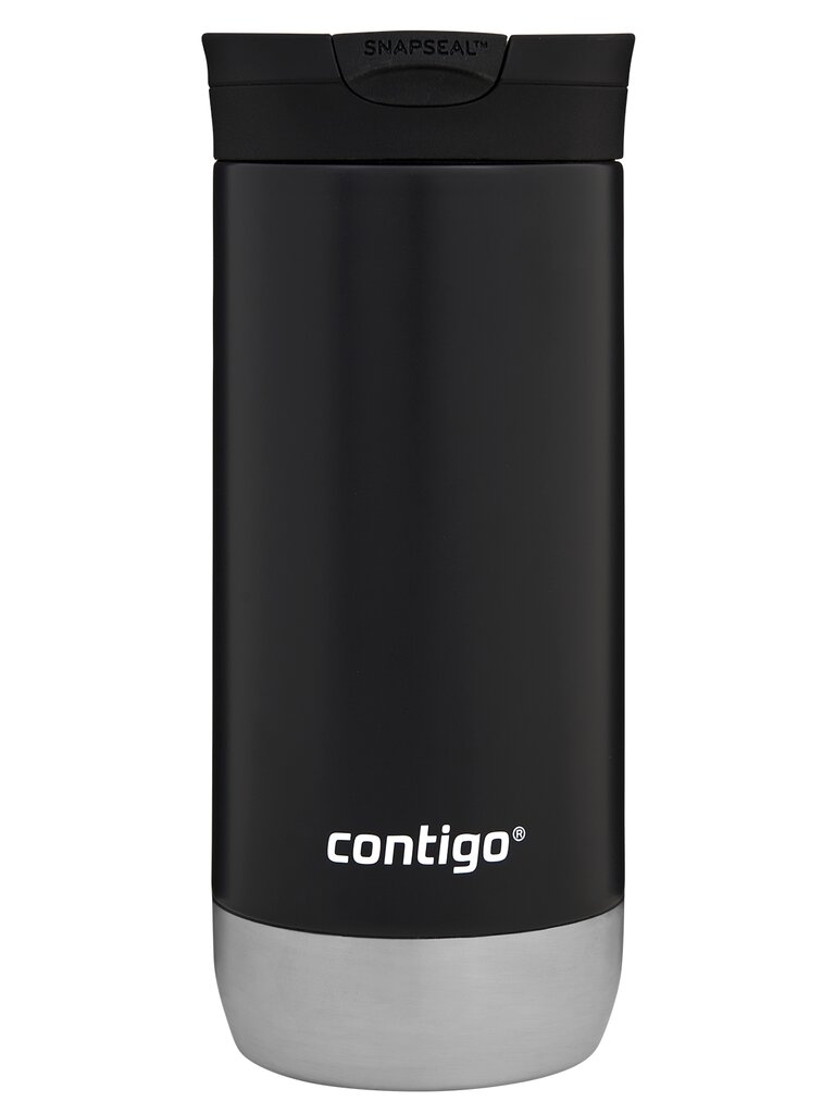 "Contigo Huron 2.0" 470 ml terminis kavos puodelis - Juodas kaina ir informacija | Termosai, termopuodeliai | pigu.lt