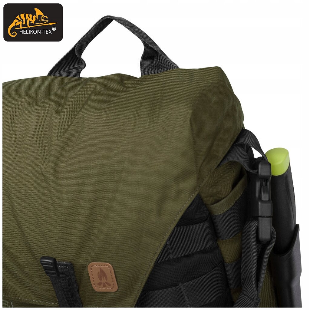 Krepšys per petį, HELIKON- TEX, BUSHCRAFT HAVERSACK, Olive Green / Juoda, 8 l цена и информация | Kuprinės ir krepšiai | pigu.lt