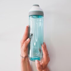 "Contigo Cortland" 720 ml vandens buteliukas - Grayed Jade/White kaina ir informacija | Gertuvės | pigu.lt