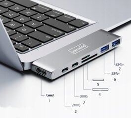 Zenwire Thunderbolt kaina ir informacija | Adapteriai, USB šakotuvai | pigu.lt