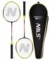 Badmintono rinkinys Nils NRZ204 , juoda/geltona kaina ir informacija | Badmintonas | pigu.lt