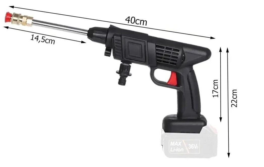 Akumuliatorinis aukšto slėgio plovimo įrenginys Happy People kaina ir informacija | Plovimo įranga | pigu.lt