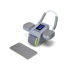 KA08 GREY ABS AUTOMATINIS PILVO RAUMENŲ MANTINIMO RATAS SU LCD EKRANU IR HMS Įkrovimu kaina ir informacija | Kitos fitneso prekės | pigu.lt