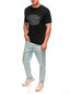vyriški marškinėliai s1961 - juodi 125519-6 kaina ir informacija | Vyriški marškinėliai | pigu.lt