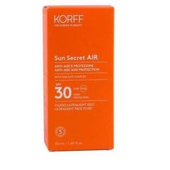 Apsauginis veido kremas Korff Sun Secret SPF30 Air Fluido, 50 ml kaina ir informacija | Kremai nuo saulės | pigu.lt