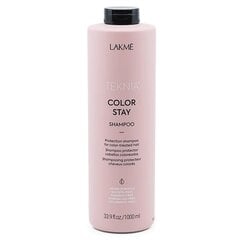 Šampūnas Lakme Color Stay Shampoo, 1000 ml цена и информация | Шампуни | pigu.lt