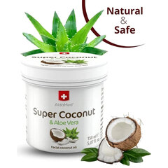 Kūno aliejus Swiss Medicus Super Coconut oil with Aloe Vera, 150 ml kaina ir informacija | Kūno kremai, losjonai | pigu.lt