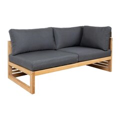 Modulinė sofa Home4You Serenity, pilka kaina ir informacija | Lauko kėdės, foteliai, pufai | pigu.lt