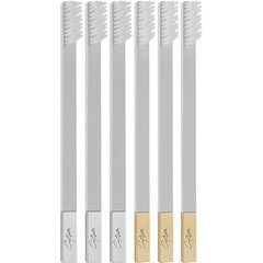 Vidutinis dantų šepetėlis Apriori Slim Medium toothbrush, White, 6 vnt. цена и информация | Зубные щетки, пасты | pigu.lt