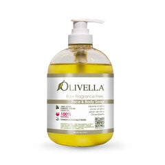 Skystas muilas Olivella Raw face & body soap, 500 ml цена и информация | Мыло | pigu.lt