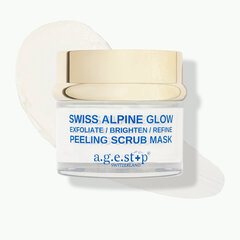 Šveičiamoji veido kaukė Age Stop Swiss Alpine Glow Peeling scrub mask, 50 ml kaina ir informacija | Veido kaukės, paakių kaukės | pigu.lt