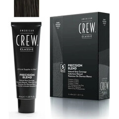 Plaukų dažai American Crew Precision Blend hair color, dark 2-3, 3 x 40 ml kaina ir informacija | Plaukų dažai | pigu.lt