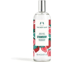 Kūno dulksna The Body Shop Strawberry body mist, 100 ml kaina ir informacija | Kūno kremai, losjonai | pigu.lt