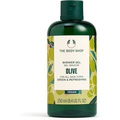 Dušo želė The Body Shop Olive shower gel, 250 ml kaina ir informacija | Dušo želė, aliejai | pigu.lt