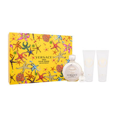 Rinkinys Versace Eros Pour Femme moterims: kvapusis vanduo EDP, 100 ml + 5 ml + dušo želė, 100 ml + kūno losjonas, 100 ml kaina ir informacija | Kvepalai moterims | pigu.lt