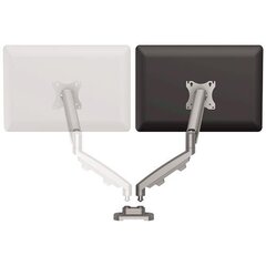 MONITOR ACC ARM DUAL EPPA|SILVER 9683701 FELLOWES цена и информация | Кронштейны для монитора | pigu.lt