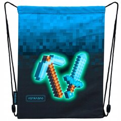 Mokyklinė kuprinė Astrabag Blue Pixel rinkinys 3in1 kaina ir informacija | Kuprinės mokyklai, sportiniai maišeliai | pigu.lt