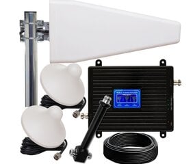 Antenos stiprintuvas Xtech 969 55 dB + 3 antenos kaina ir informacija | Radijo ryšio antenos | pigu.lt