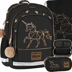 Рюкзак школьный Starpak единорог, комплект цена и информация | Школьные рюкзаки, спортивные сумки | pigu.lt