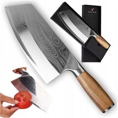 SHARP KITCHEN Cleaver JAPANESE CHEF peilis MĖSAI kaina ir informacija | Peiliai ir jų priedai | pigu.lt