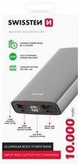 Prekė su pažeidimu.Swissten Aluminium 10000 mAh kaina ir informacija | Prekės su pažeidimu | pigu.lt