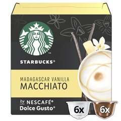 STARBUCKS Dolce Gusto Мадагаскар Ваниль Маккиато 12 шт. Кофейные капсулы цена и информация | Кофе, какао | pigu.lt