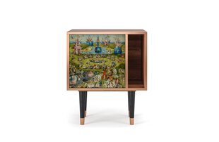 Прикроватная тумбочка S2 The Garden By Hieronymus Bosch L 58 cm, орех цена и информация | Комоды | pigu.lt