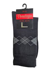 Vyriškos klasikinio dizaino kojinės 124 (tamsiai pilkos) kaina ir informacija | Vyriškos kojinės | pigu.lt
