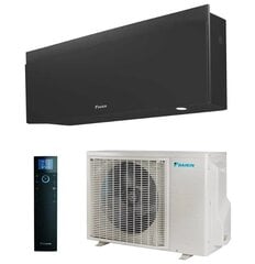 Sieninis šilumos siurblys Daikin NORDIC Emura FTXTJ30AB/RXTJ30A 3,0/3,2 kW, juodas kaina ir informacija | Kondicionieriai, šilumos siurbliai, rekuperatoriai | pigu.lt