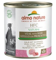 Almo Nature HFC Natural, с телятиной и ветчиной, 12 x 290 г цена и информация | Консервы для собак | pigu.lt